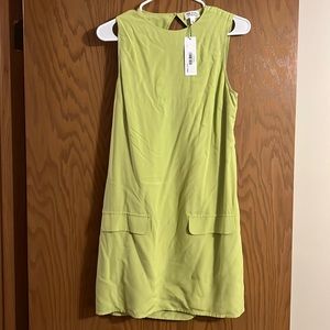 NWT Paige desorbo the drop lime green dress